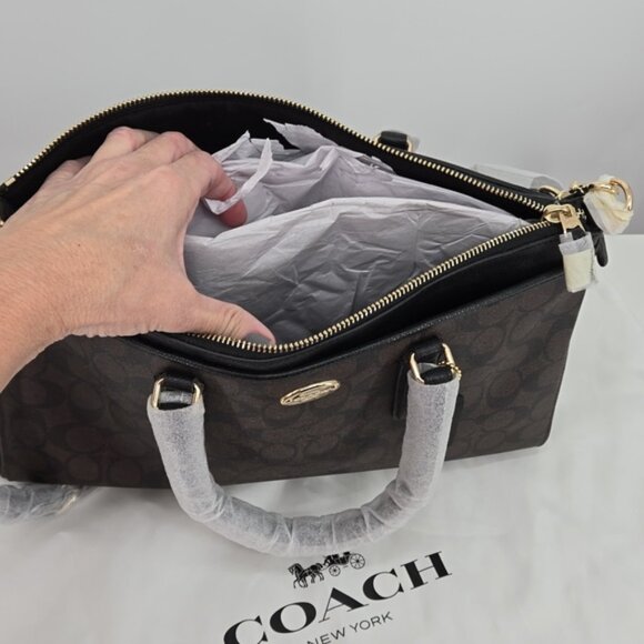 Coach Signature Morgan Smooth Leather Detailing F34617 - Picture 3 of 14